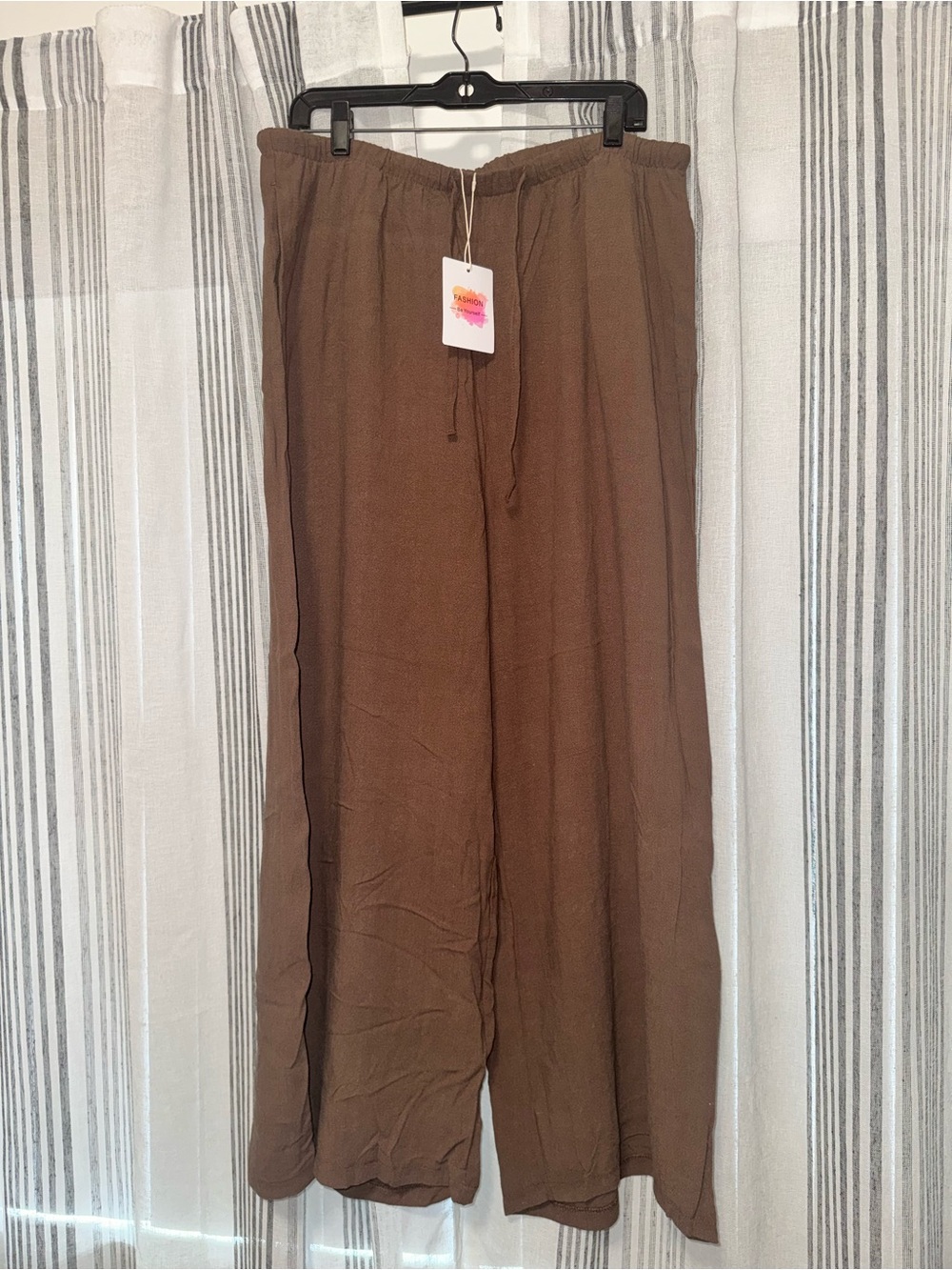 NWT WOMENS Brown Wide-Leg Pants